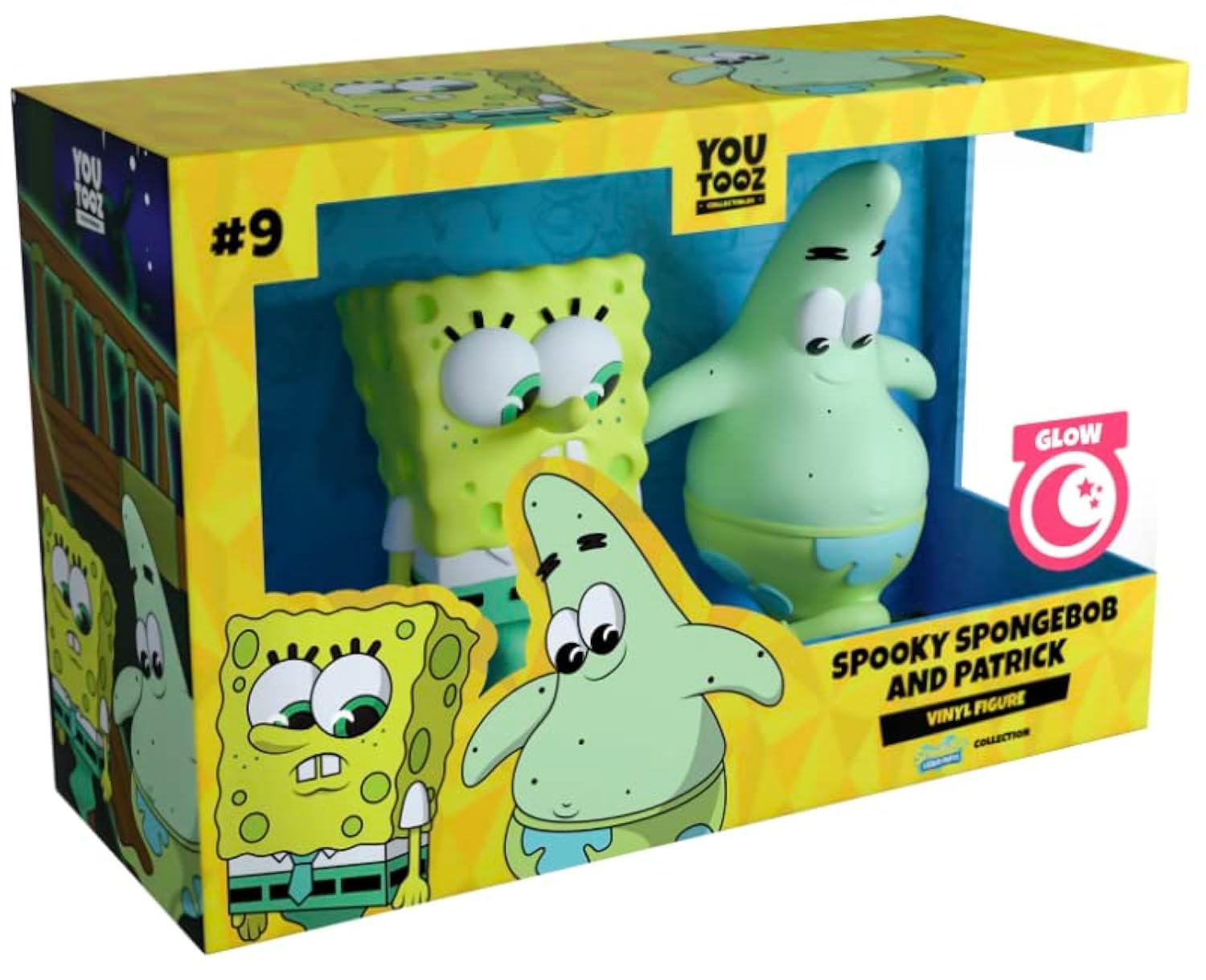 Photo 1 of Youtooz Spooky Spongebob and Patrick 4" Inch Vinyl Figure, Collectible Spooky Spongebob & Patrick 2-Pack Figure