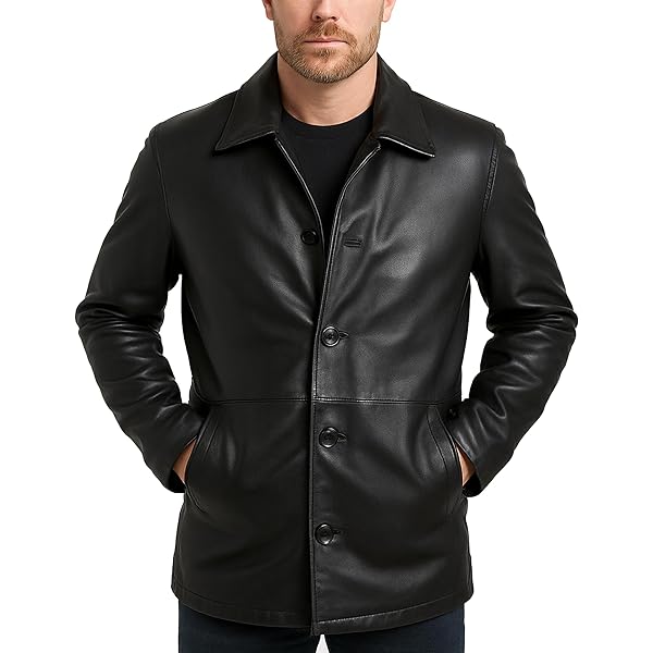 ジャケット・アウター   real leather sports jacket Leather Blazer for Men - Leather Sport Coat for Men Blazer Leather