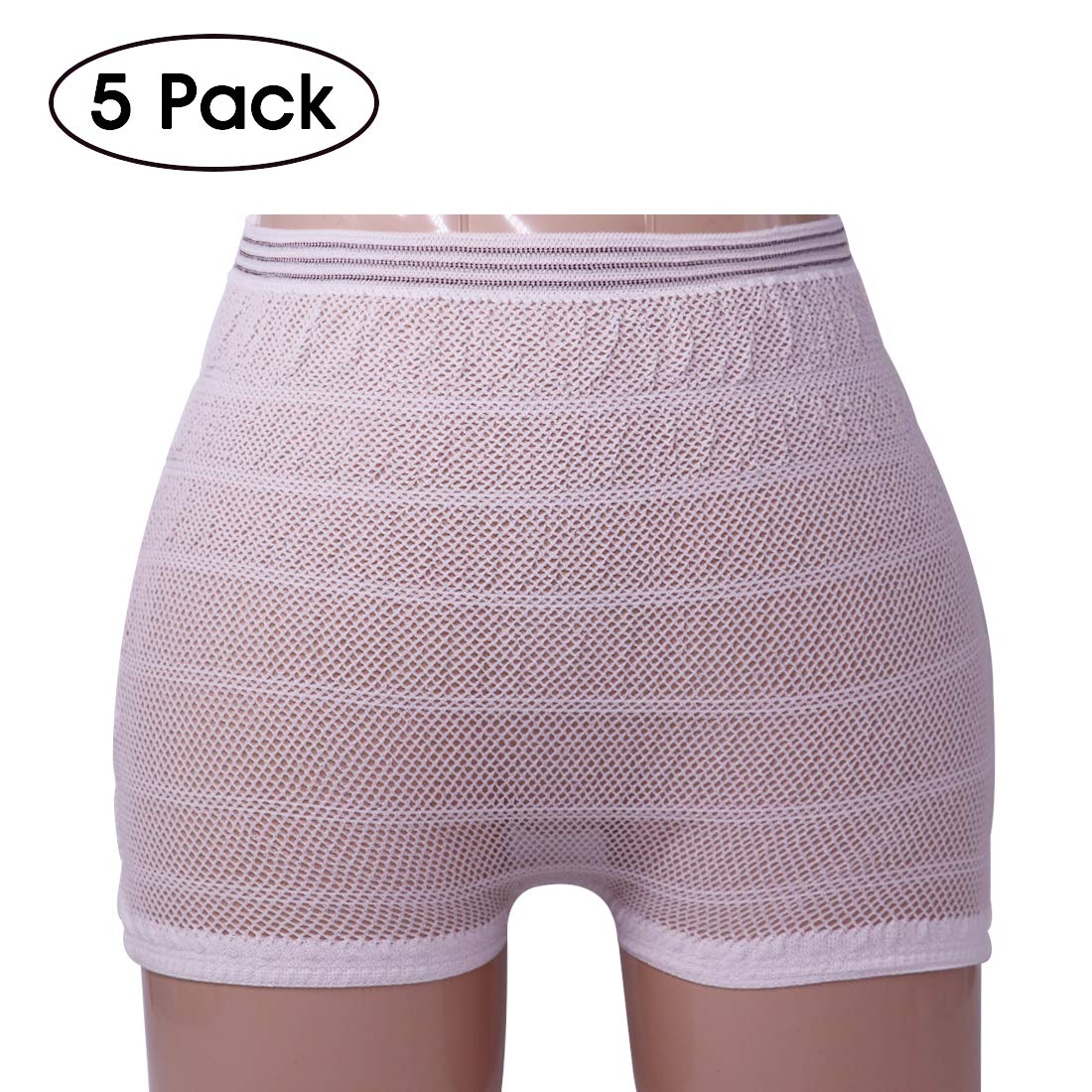 Disposable Mesh Underwear 5 Pack Women Briefs Breathable