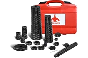 Jack Boss 52-in-1 Bushing Driver Tool Set,Transmission Wheel Axle Bearing Race,Seal Installer Remover, Bush Removal Puller Bearing Press Tool Kit