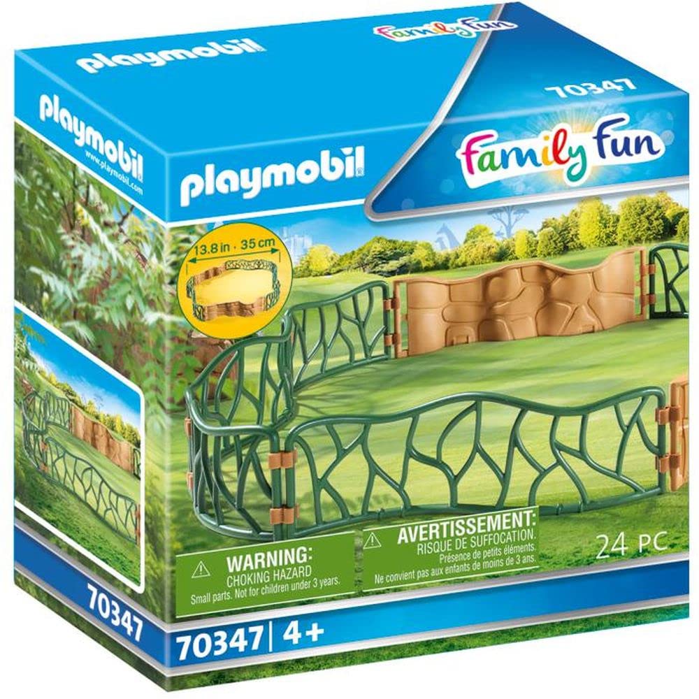 Playmobil 70347 Family Fun Zoo Enclosure 4+, Fun Imaginative Role-Play, PlaySets Suitable for Children Ages 4+