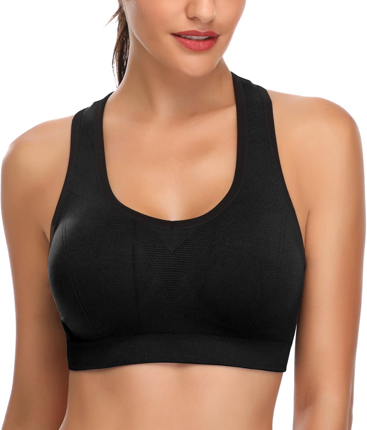 Padded Strappy Sports Bras for Women - Activewear Tops for Yoga Running Fitness at  Women’s Clothing store