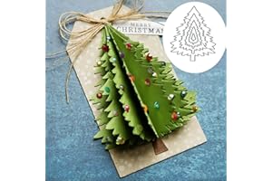 PALEERY@FC Merry Christmas Tree Metal Die Cuts,Christmas Tree Snowflake Cutting Dies Cut Stencils DIY Scrapbooking Photo Decorative Embossing Paper Dies for Scrapbooking Card Making