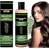 ekxzvg Organic Rosemary Hair Growth Shampo, Natural Thickening & Strengthening Shampoo with Hydrolyzed Keratin and Natural Extract of Rosemary (1pc)