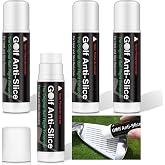 Halloscume 4 Pcs Golf Anti Slice Stick Anti Hook Compound | Anti Slick Stick for Clubs, Golf Driver, Golf Accessories for Boosts Distance, Increases Accuracy