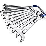 Andux Land 10 PCS Mini Combination Wrench Spanner Set 4-11mm Metric MNBS-01