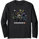 Overwatch 2 Dark Group Action Shot Long Sleeve T-Shirt