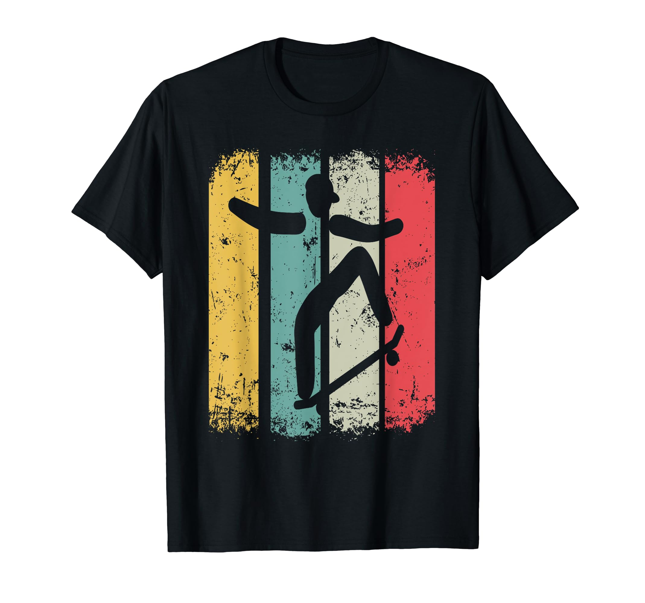 Skateboarder Retro Skateboard Skater Skatepark Skateboarding T-Shirt