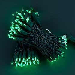 YULETIME Green One-Piece 5MM LED Christmas