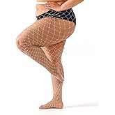ANNTXL Plus Size Fishnet tights stockings Big Mesh Leggings Pantyhose for women
