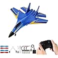 RC Airplane,Remote Control Airplanes for Kids 12 Years and up, 2 Channels Foam RC Plane Wireless Toy with 3 Batteries Easy to Fly for Adults Kids Beginners Boys(Blue)