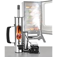 2025 Upgraded Stainless Steel Smoke Generator, Double-Tube Design to Filter Tar, Suitable for Any Grill, Barbecue Tools for H