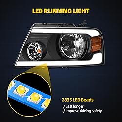 DWVO Headlights Assembly Compatible with 2004 2005