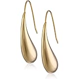Amazon Collection Sterling Silver Teardrop Earrings