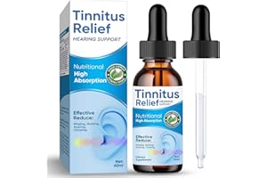 TUHIMO Tinnitus Rëliëf for Ringing Ears, Tinnitus Treatment Oil, Natural Formula Ear Ringing Relief Drops, Tinnitus Oil Effectively Improve Hearing for Men & Women