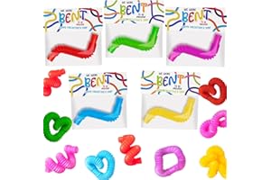 Funeta 30 Pack Fidget Pop Tubes, Valentine’s Day Cards for Kids School, Valentines for Kids Class, Toddler V Day Gifts for Kids Classroom Exchange