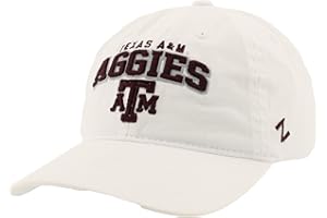 ZHATS NCAA Unisex-Adult NCAA Officially Licensed Hat Scholarship Classic White