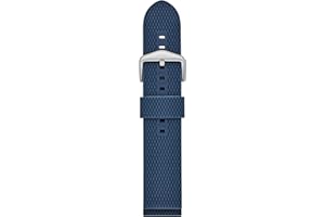 Fossil Silicone or Leather Interchangeable Watch Band Strap with Stainless Steel Buckle Closure