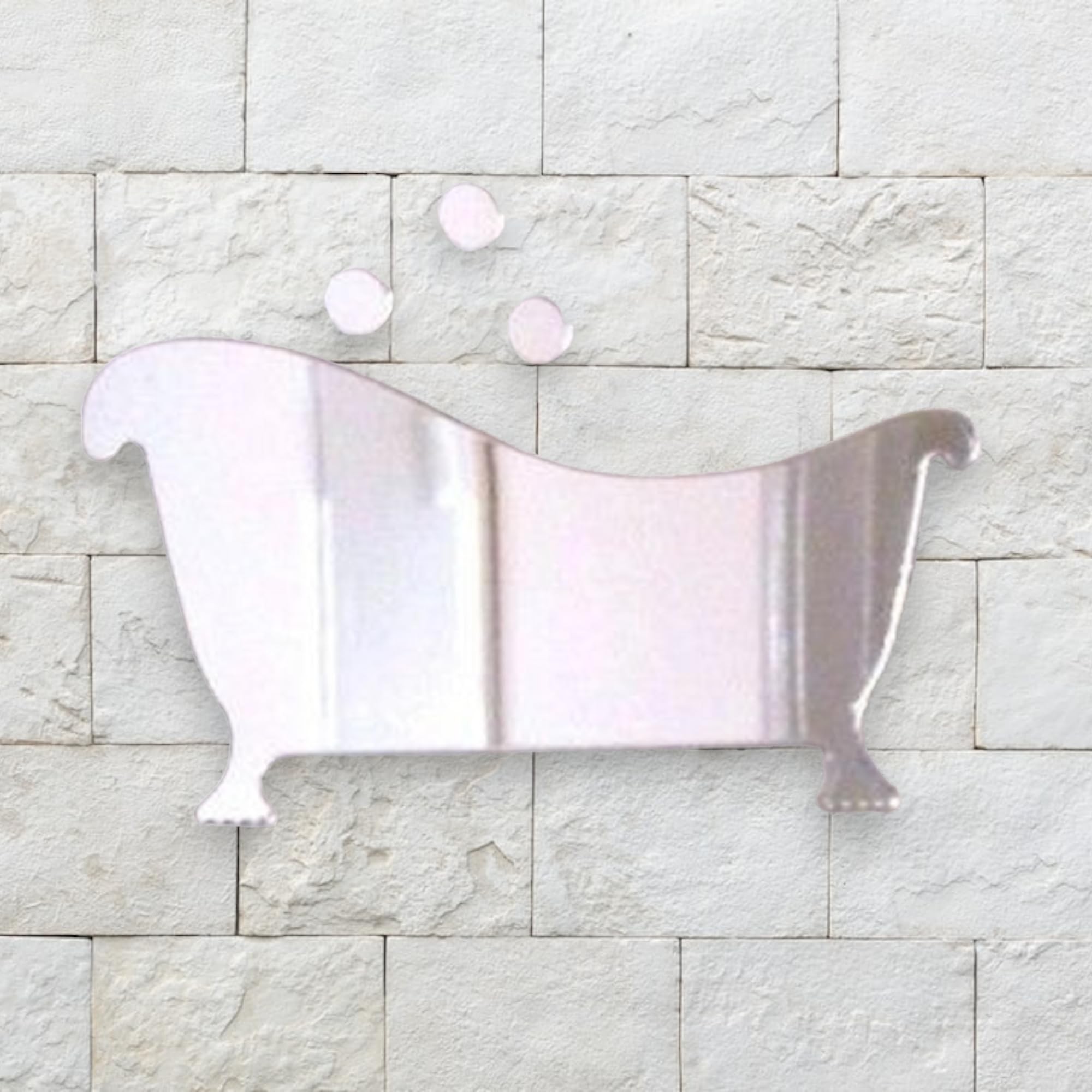 Super Cool Creations Bath & Bubbles Bathroom Door Sign Mirrors - 60cm x 32cm