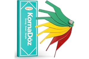 KornaDoz 8 Pcs Professional Brake Pad Measuring Tool Set, Color Coded SAE & Metric Gauges for Accurate Thickness Measurement, Essential Auto Mechanic Tool for Cars & Trucks