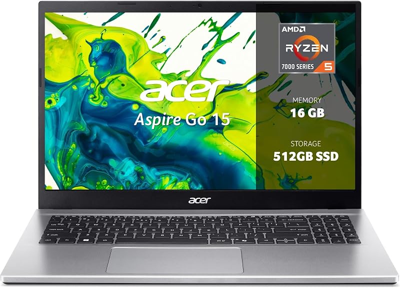 Aspire Go 15, Portátil 15.6" Full HD, Ryzen 5, 16GB RAM, 512GB SSD