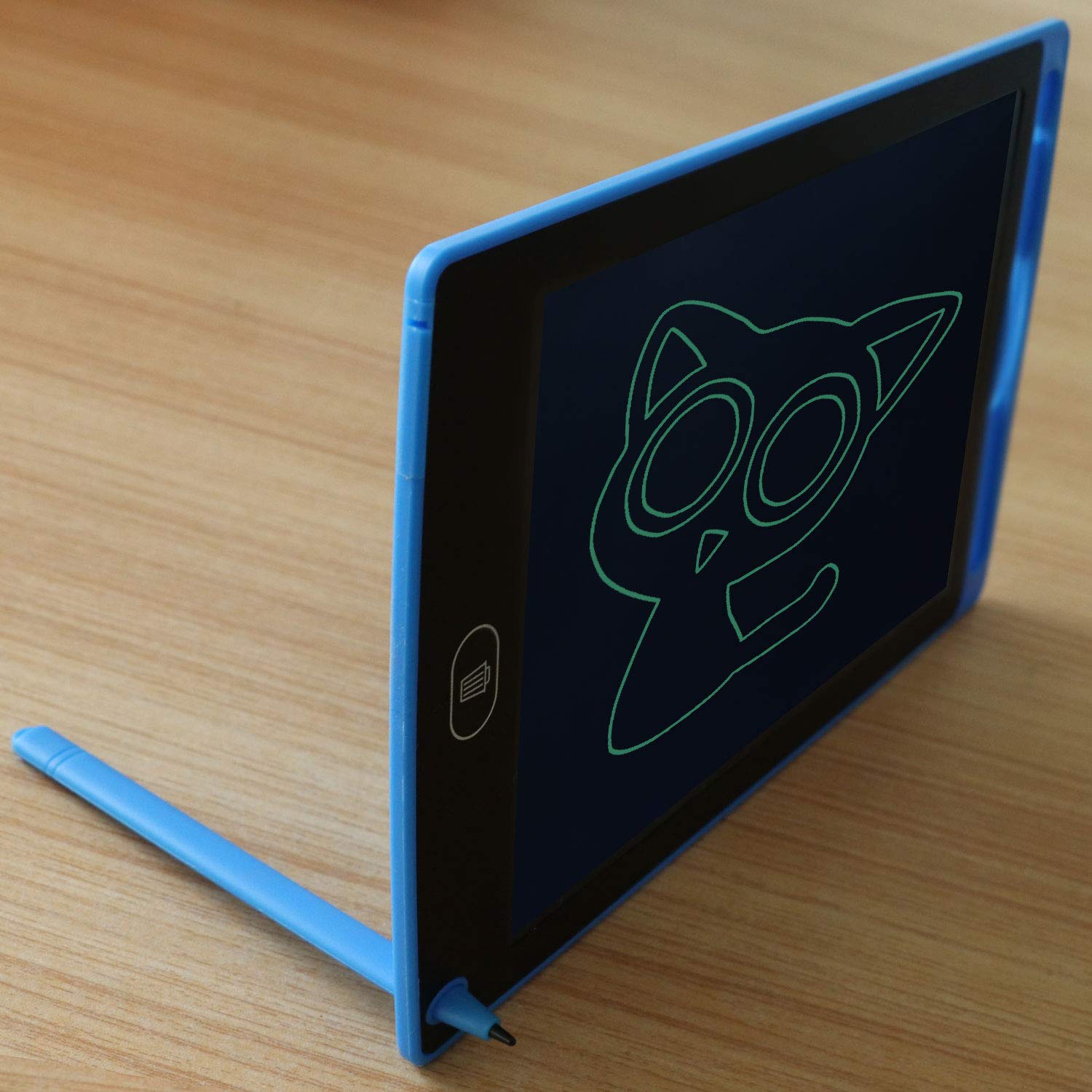 LCD Writing Tablet Doodle Writing Board erasable and Reusable Drawing pad Gifts for Kids, Adults and Students with Lock Button (8.5 inch, Blue)