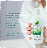 Dr Organic Aloe Vera Shampoo & Conditioner Set with Travel Bag 265ml view 5
