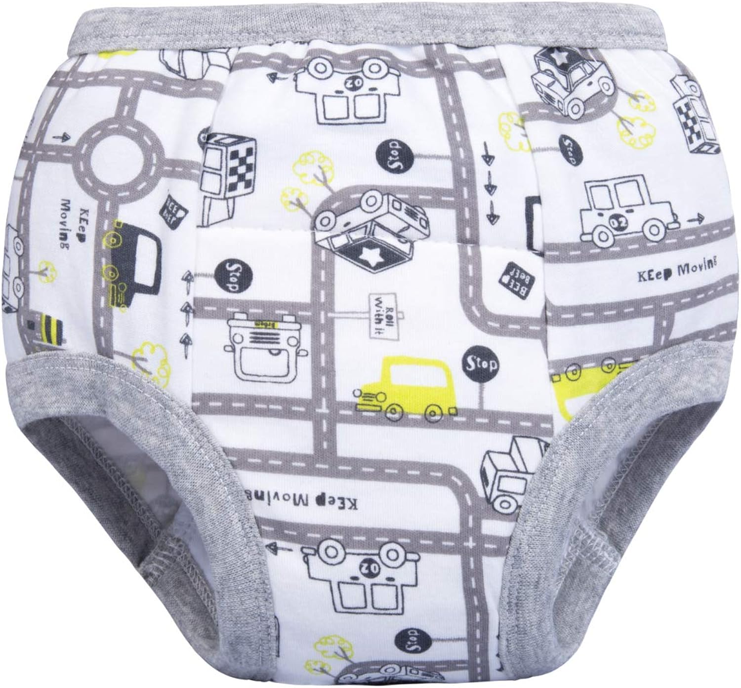 Yinson 6-Pack Padded Toddler Cotton Potty Training Pants Underwear for Baby Girls and Boys 12M-5T: Clothing