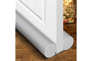 Holikme Door Draft Stopper Door Sweep Weather Stripping Noise Blocker Window Breeze Blocker Adjustable Draft Door Closers, Grey