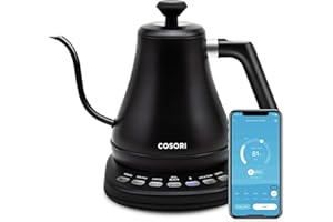 COSORI Electric Gooseneck Kettle Smart Bluetooth with Variable Temperature Control, Pour Over Coffee Kettle & Tea Kettle, 100
