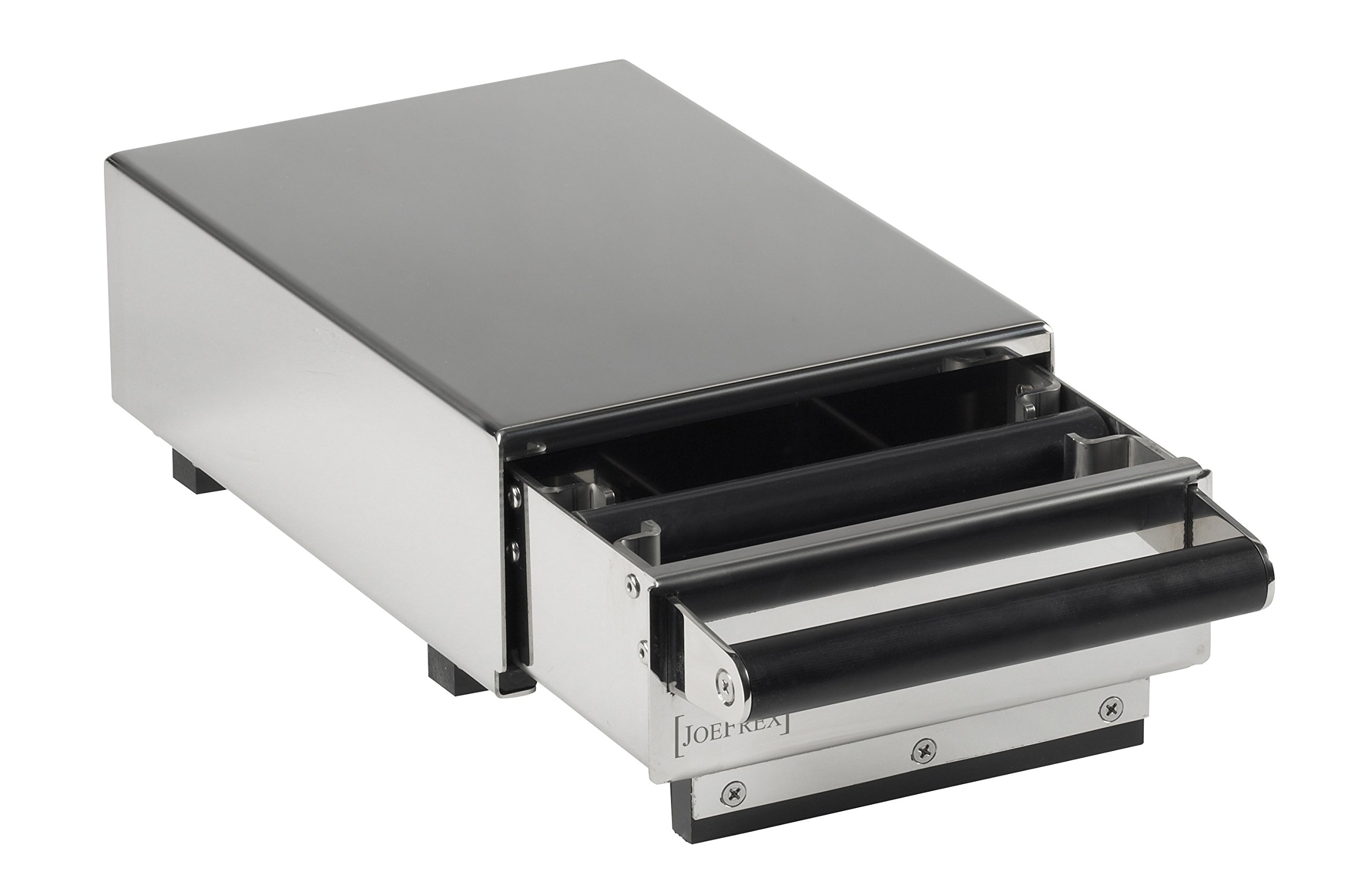 Photo 1 of JoeFrex Espresso Knock Box Drawer S - Coffee Ground Knock Container - Espresso Knockbox for Barista - Stainless Steel - Size: 9.06" W x 11.81" D x 4.33" H W: 23cm x D: 30cm x H: 11cm