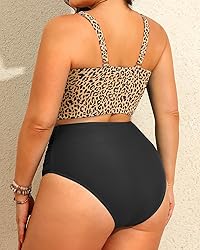 Daci Plus Size Two Piece Swimsuits - Women High