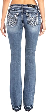 star embellished jeans