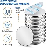 Grtard 4 Pack Neodymium Magnets 30 x 3 mm 8 kg Pull Double-Sided Adh view 4