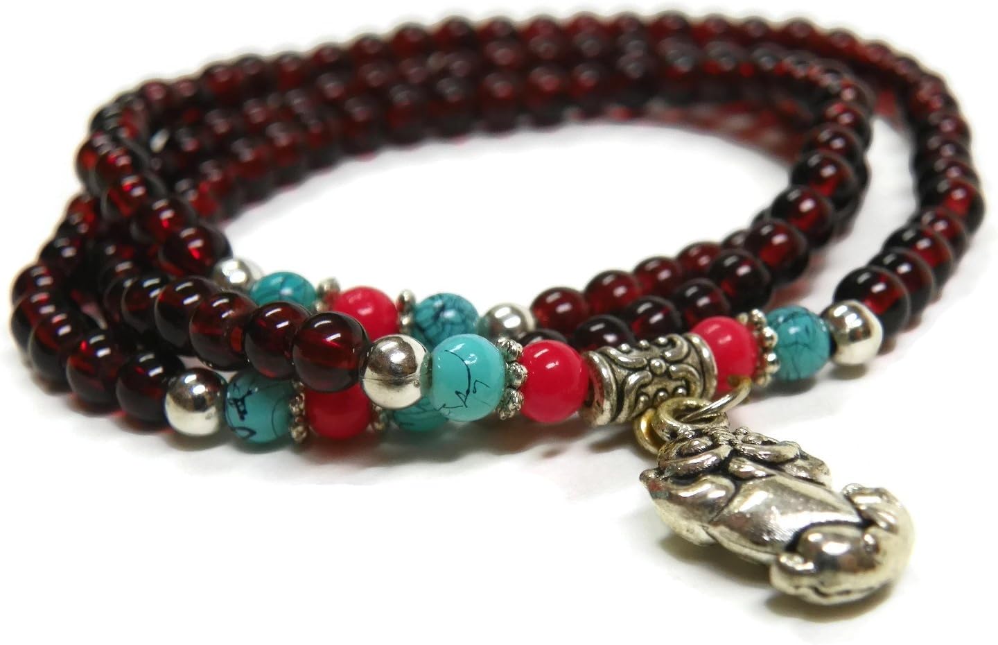 Feng Shui Bracelet with metal Pi Yao for Protection- FREE SHIPPING from USA