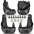 YHTAUTO Set of 4 Mud Flaps Splash Guards Accessories Replacement for Honda CR-V CRV CR V 2012 2013 2014 2015 2016 Sport Utility, Not Fit with Side Skirts, Front and Rear LH RH, Black