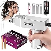 NEWTRY Dreadlocks Machine for Dreadlocks Extensions Creation, Fast &amp; Easy DIY Portable Dreadlocks Maker, Automatic Loc Machine with Multiple Tools