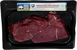 Rocky Mountain Great Range, Bison Sirloin Steaks, 12 oz