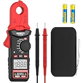KAIWEETS DC Clamp Meter 200A AC/DC Amp Meter True RMS Compact Multimeter | 600V AC/DC Voltage, Auto Range, NCV Detection, Resistance/Continuity/Diode/Frequency Test, Data Hold, Backlight，HVAC Repair