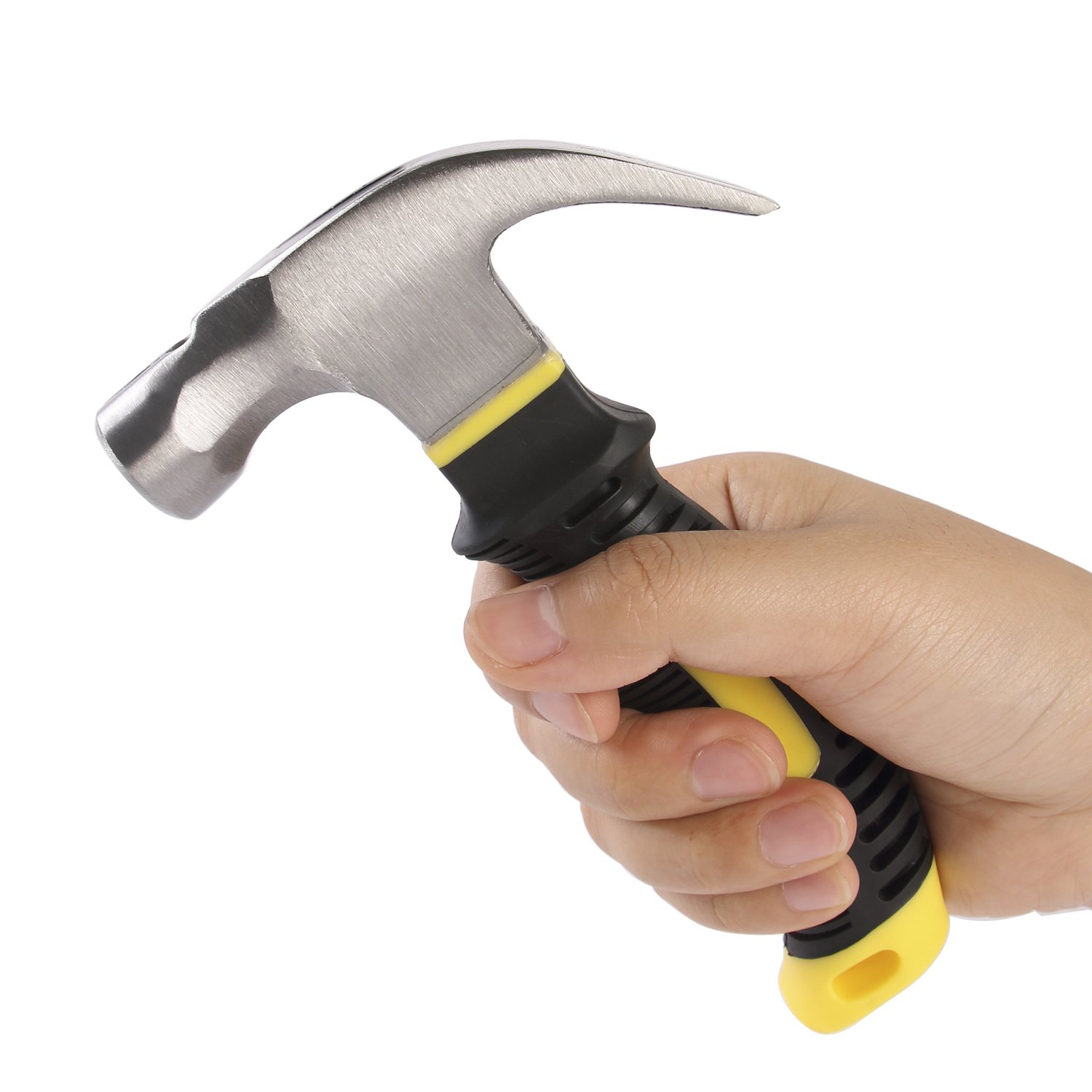 Best Choice 8oz. Stubby Claw Hammer with Nail Starter