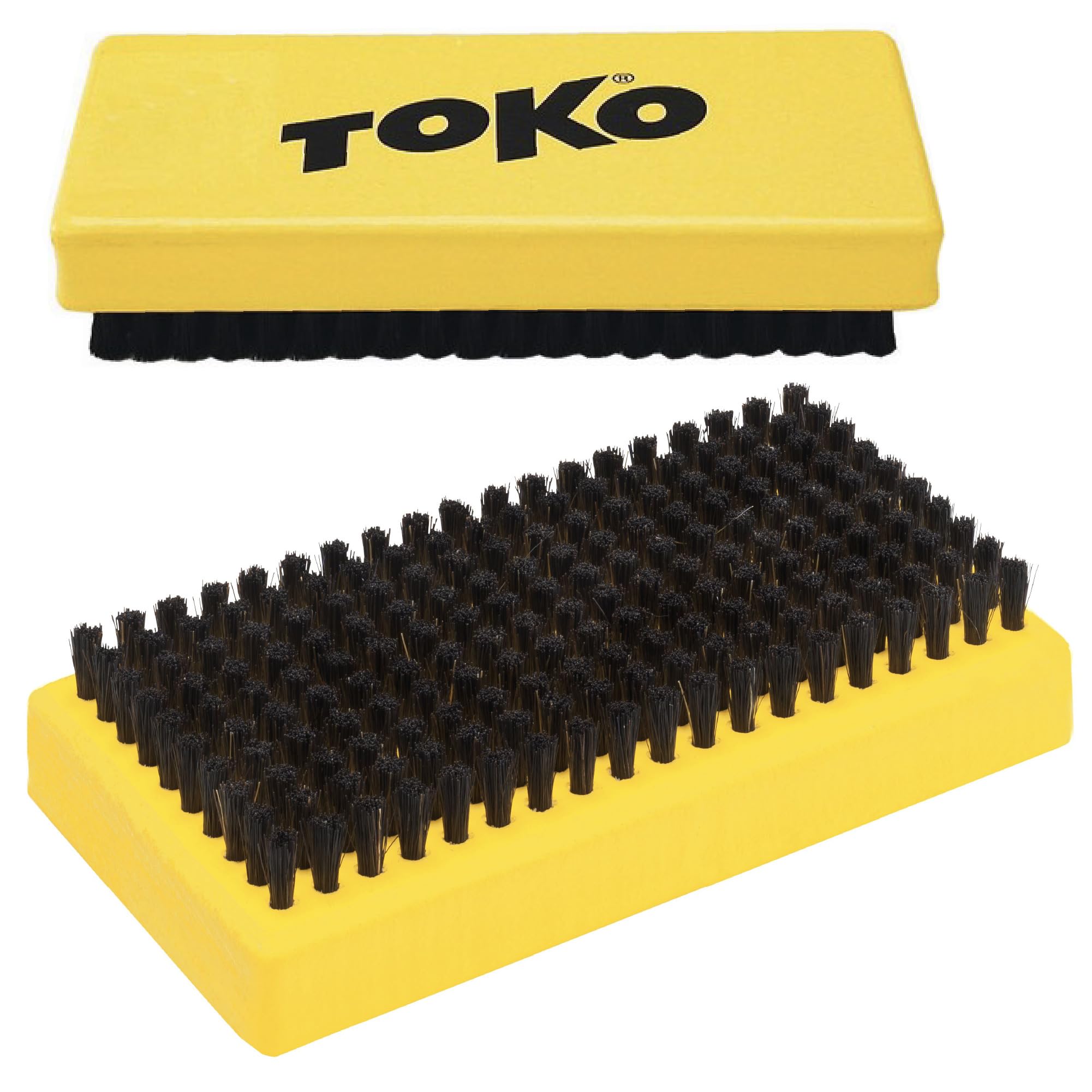 Toko Horsehair Brush - Yellow/Black, One Size