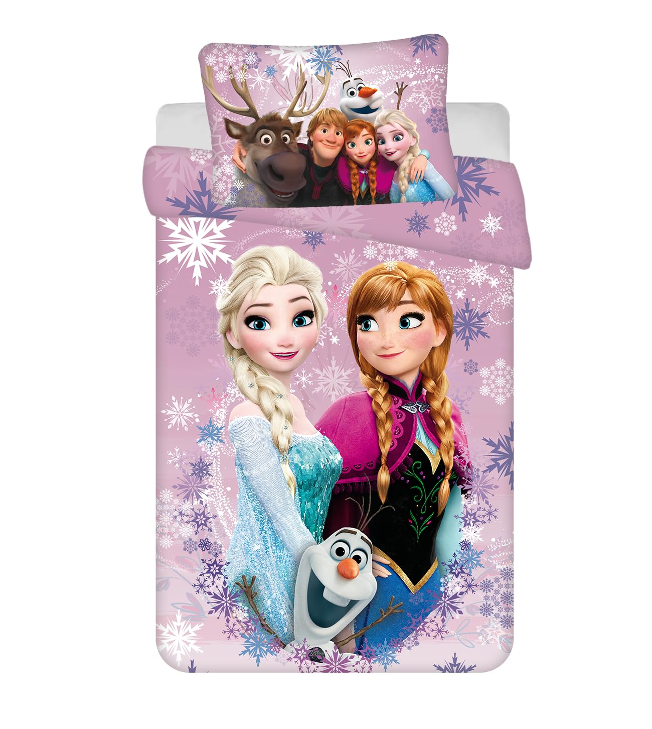 Disney Frozen Cot Bedding Frozen Anna Elsa Pillow Duvet 100 x 135 cm