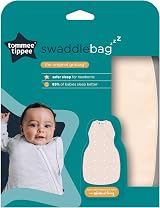 Tommee Tippee Swaddle Bag Newborn 0-3m 1.0 Tog Pink Petal Bottom Zip view 6