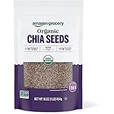 Amazon Grocery, Organic Chia Seeds, 16 Oz