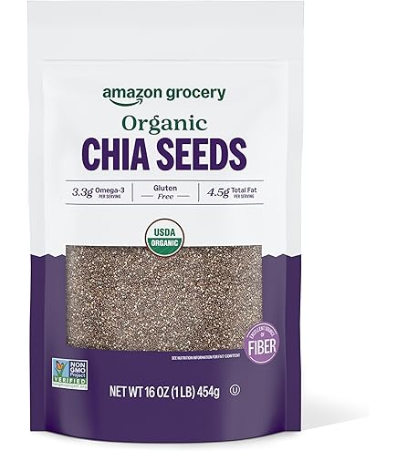 Amazon.com: Simply Nature NON-GMO Chia Seeds 12oz 340g (Two Bags