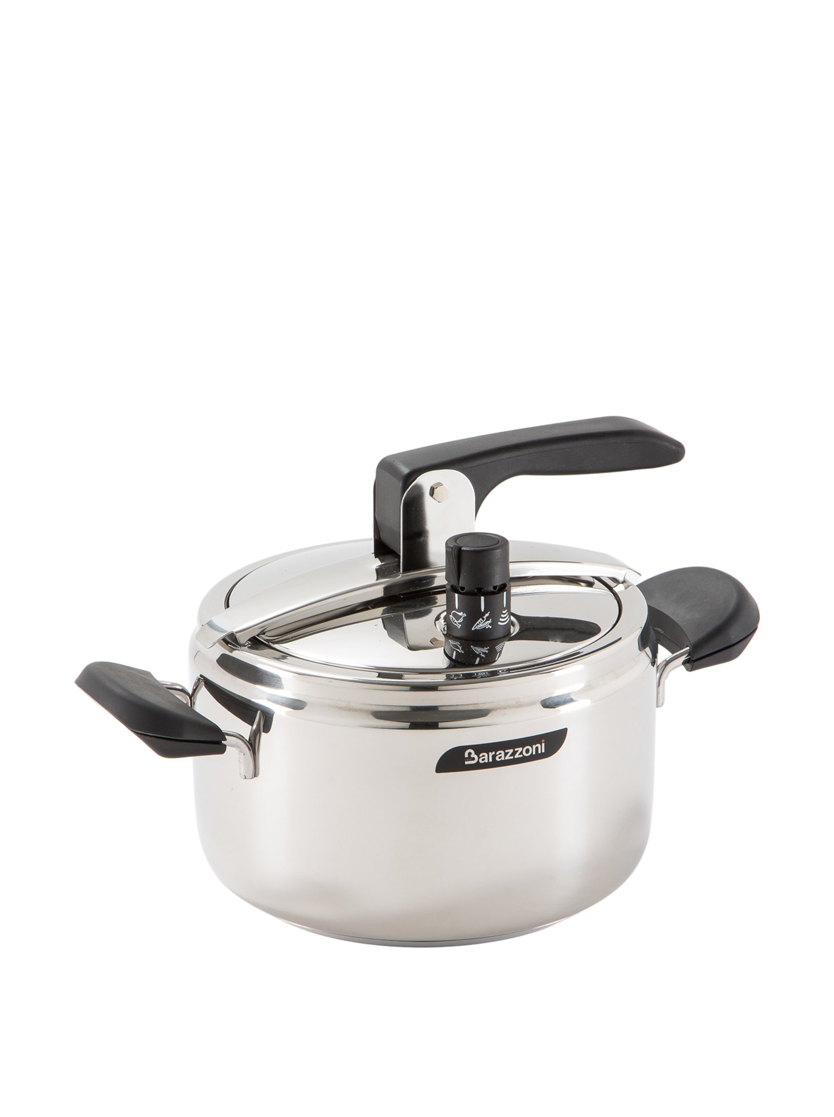Barazzoni Pressure Cooker 5 L, Made in Italy, Stainless Steel 18/10, Induction