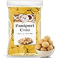 TAJ Pani Puri Coins | Flat Puri | Uncooked | Microwaveable | 14oz (400g)