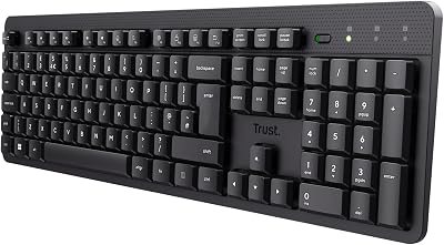 Trust Ody II Silent Wireless Keyboard UK QWERTY Black