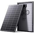 Callsun 100 Watt Solar Panel 12V, N-Type 16BB 100W Solar Panel, 25% High Efficiency Monocrystalline PV Modules,Ideal for RV, Trailer, Camper, Marine, Rooftop, Farm, Off-Grid (100w Single Panel)