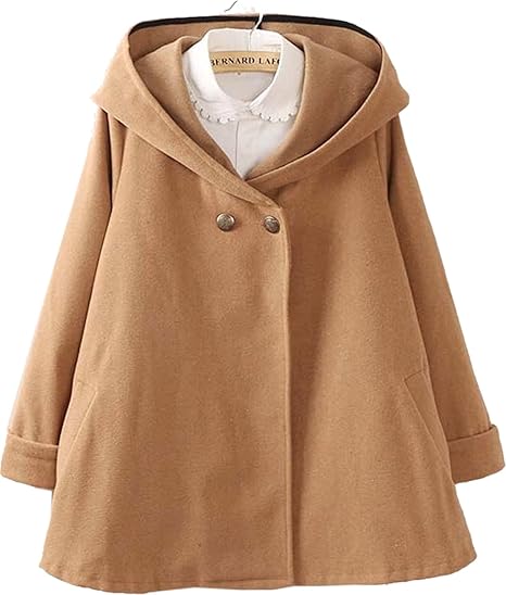 Amazon I Select ふんわり Aライン ポンチョ風 コート レディース S M L 全3色 ポンチョ コート レディース ジャケット きれいめ おしゃれ 人気 L ベージュ コート ジャケット 通販